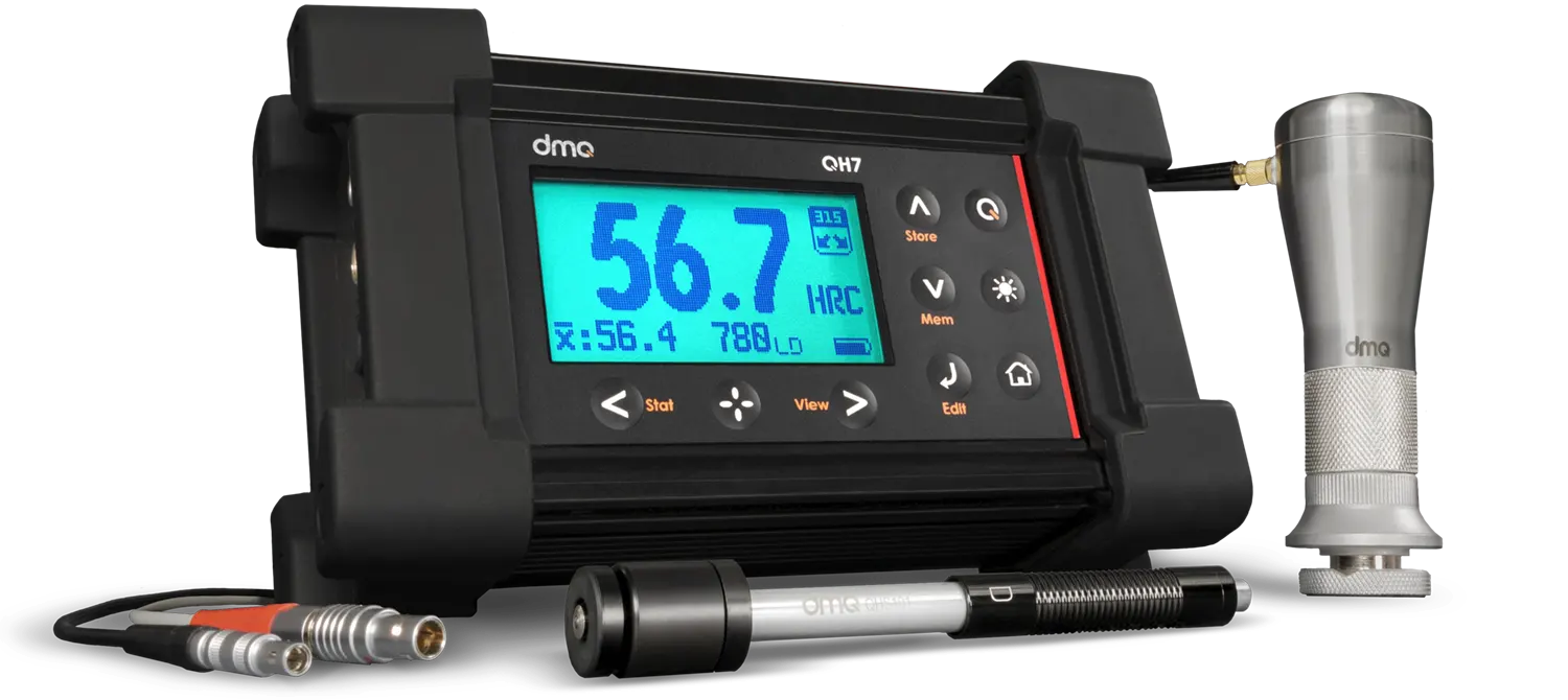 dmq Serie QH7 Durómetros Portátiles Heavy-Duty Leeb + UCI